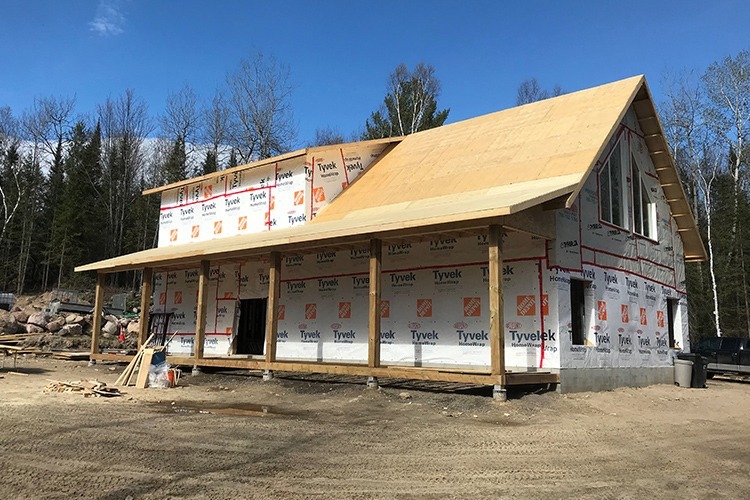 photo of framing project by complete carpentry