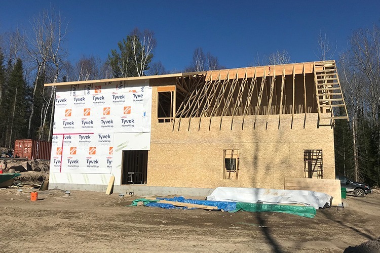 photo of framing project by complete carpentry