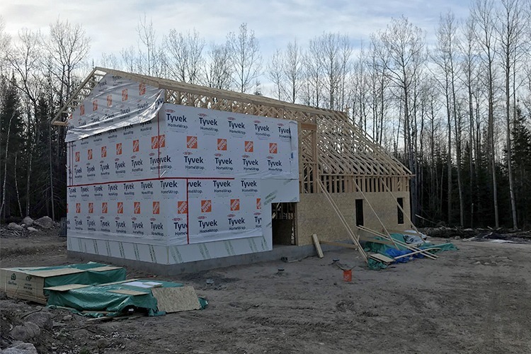 photo of framing project by complete carpentry