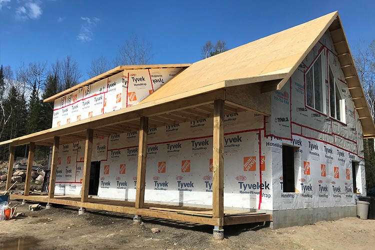photo of framing project by complete carpentry
