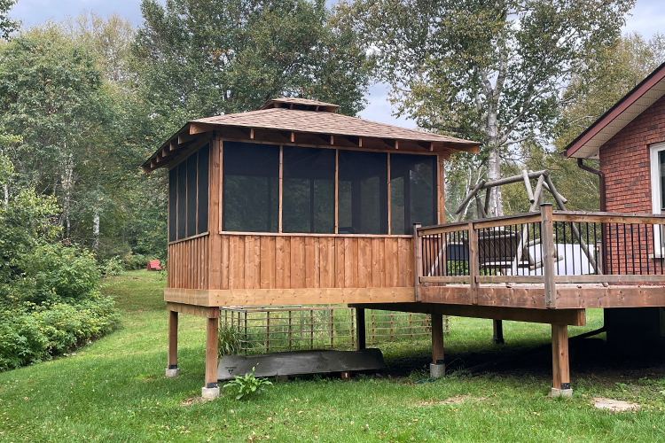 photo of a gazebo build by complete carpentry